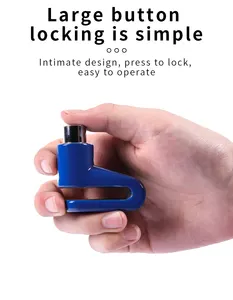 Mountain Security Chống Trộm Khóa Đĩa Xe Máy Xe Đạp ĐĨA PHANH Báo Động - Product Image 3