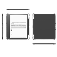 Casing Transparan Kindle Scribe 11" dengan Tempat Pensil, Pelindung Sudut Anti Benturan, Penutup E-Book TPU untuk Kindle Scribe Colorsoft 11" 2026
