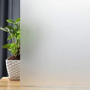 Film PVC Blanc Mat pour Fenêtre, Intimité, Givré, Contrôle <span class=keywords><strong>de</strong></span> la Chaleur, Revêtement <span class=keywords><strong>de</strong></span> Verre, Autocollant Opaque Auto-adhésif pour Porte et Salle <span class=keywords><strong>de</strong></span> Bain - Product Image 5