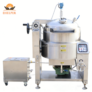 Marmite de <span class=keywords><strong>Cuisson</strong></span> Mélangeuse à Double Enveloppe 100L-600L avec Grattoir, Équipement de <span class=keywords><strong>Cuisson</strong></span> <span class=keywords><strong>Sous</strong></span> <span class=keywords><strong>Vide</strong></span>, Chauffage Électrique/Gaz, Contrôle Numérique de la Température - Product Image 4