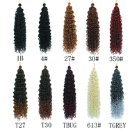 Afro kinky deep twist wave synthétique crotchet tressage hair crochet hair tresses gogo curl passion twist hair water wave