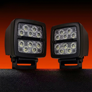 NIKAHAO IP68 focos rejilla antiniebla vehículo todoterreno SUV auxiliar externo camión todoterreno 4x4 LED cuadrado personalizado luz de trabajo - Product Image 1