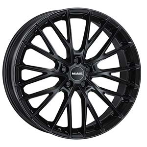 Roues de voiture de tourisme 19.0 "diamètre 8.5" largeur 25.0mm décalage PCD 112.0 couleur noire brillante - Product Image 1