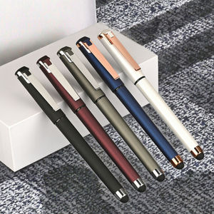 Geperonaliseerde blauwe gelpen voor zakelijke vergaderingen, handtekening, 0,7 mm, multifunctioneel touchscreen, reclame, plastic balpen met logo - Product Image 3