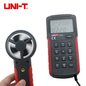 Anémomètre numérique portable Uni-T UT361, professionnel, haute précision, à tête séparée, mesure de la vitesse du vent, de la température et du débit d'air - Product Image 3