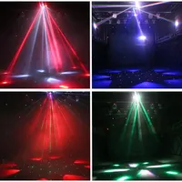 AOPU 6 Bee-Eyes Beam Moving Head DJ Dance Floor Laser Light With Strobe for Disco Stage Club Lighting
