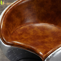 Fauteuils et canapés industriels rétro Aviator, salon cigare, personnalisation, pub, club, studio, meubles, fauteuil, fauteuil à bras, salon, Fotel