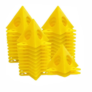 Ripiano personalizzabile 10 pz fai da te triangolare di plastica rastremata per la lavorazione del legno <span class=keywords><strong>supporto</strong></span> OEM/ODM vernice da disegno a spruzzo - Product Image 2