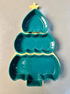 Christmas Tree Dried Fruit <b>Platters</b>, Fruit <b>Platters</b>, and Creative Christmas Tree Designs Dinner Plates - Product Image 6