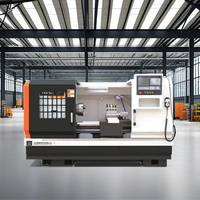 CK6150 Mini tour CNC 2 axes de haute précision pour l'usinage des métaux Machine CNC Tour à métaux CNC Torno à lit plat