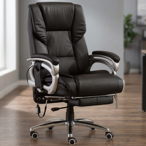 Contemporary Iron Frame High Back <b>Recliner</b> Mesh <b>Office</b> <b>Chair</b> Adjustable Height Modern Executive Comfortable Home <b>Office</b> <b>Chair</b> - Product Image 4