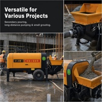 Pompe à béton diesel pour la construction et la ligne de production de béton préfabriqué avec un moment de charge élevé