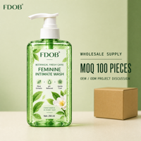 FDOB Gel Lavant Intime Féminin 250ml avec Extrait d'Aloe Vera, Glycérine et Acide Lactique pour Vente en Gros et Discussion OEM/ODM