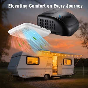 Climatiseur électrique tout-<span class=keywords><strong>en</strong></span>-un 115V 15000BTU pour toit, chauffage et refroidissement, pour cabine de camion longue distance, <span class=keywords><strong>camping</strong></span>-<span class=keywords><strong>car</strong></span>, fourgonnette - Product Image 4