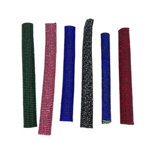 팩토리 클래식 맞춤형 핫픽스 체인 모양 느슨한 라인 석 뱀파이어 트림 장식 어퍼 신발 소재 - Product Image 3