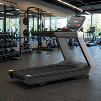 Tapis de course électrique commercial motorisé sans balais avec écran LED pour entraînement cardio et fitness