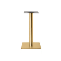 Restaurant Simple Plaqué Or Jambe Stand En Acier Inoxydable À Manger Tulipe Table Base Jambe VT-02.2113