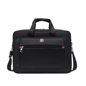Business Fashion Waterproof Durable Lightweight Zipper Work Use Nylon Shockproof Shoulder <b>Computer</b> Laptop Organizer <b>Bag</b> - Product Image 4