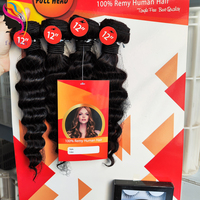 Extensions de Cheveux Humains Vierges Bruts Brésiliens Péruviens Indiens Remy à Ondulations Profondes, Alignées dans le Sens de la Cuticule, Prix Abordable, Fournisseur de Mèches de Cheveux
