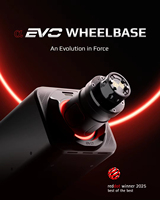 Base de Volante de Tracción Directa Simagic Alpha EVO 9Nm 12Nm 18Nm con Servomotor de Force Feedback y Cogging Zero para Sim Racing