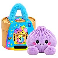 Nouvel Arrivage Transfrontalier : Figurine en Peluche Anti-stress en Forme de Boulette de Riz, Jouet Squishy, Panier de Cuisson Vapeur en Polyester