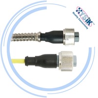 Konektor Sensor CTC VE102 MIL-C-5015 IP68 Segel Kaca 2-Pin 3Pin 4Pin Segel Epoksi