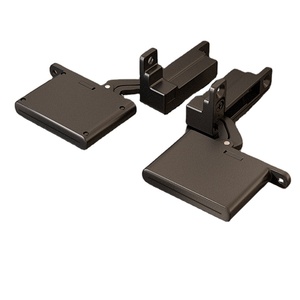 <b>Floor</b>-to-Ceiling Rotating Shaft Aluminum Frame Hinges for Cabinet Doors Invisible Damping <b>Buffer</b> Kitchen Hospital Use Modern - Product Image 1