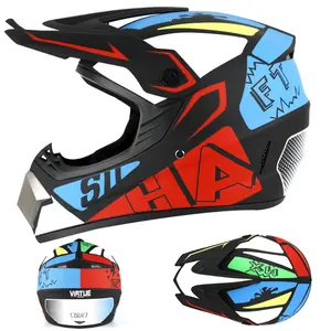 Wholesale ABS material motorcycle off-road motorcycle helmet motorcycle helmet