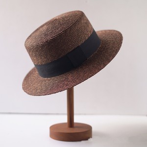 Chapeau Canotier <span class=keywords><strong>Chic</strong></span> Marron en Paille de Blé Naturelle Anti-UV pour Hommes et Femmes – Tendance pour Usage Quotidien et Voyages en Extérieur - Product Image 3