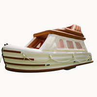 Bateau flottant électrique gonflable personnalisé, en PVC Drop Stitch, grand yacht gonflable à double pont pour activités aquatiques