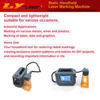 LYLASER pour usage industriel et domestique, marqueur laser portable adapté aux métaux, plastiques, fils, bois, cartons et plus encore