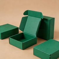 Boîtes en carton ondulé écologiques avec logo personnalisé, boîtes d'expédition gaufrées pour bougies, emballage cosmétique imprimé