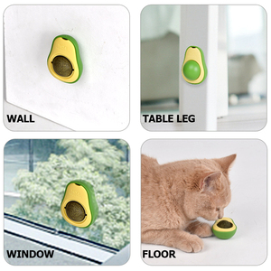 Bơ tự nhiên <span class=keywords><strong>catnip</strong></span> bóng ăn được liếm quả bóng Snack khỏe mạnh bơm lại Pet Bạc hà đồ chơi cho mèo - Product Image 3