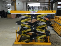 Plateforme élévatrice à ciseaux hydraulique pour matériaux, table élévatrice à ciseaux stationnaire pour charges lourdes