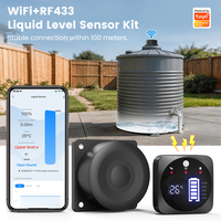 Capteur de niveau d'eau intelligent TUYA WiFi RF433, moniteur de réservoir, mesureur de niveau de liquide, alarme de réservoir d'eau 5m, contrôle à distance par application