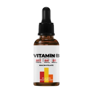 Suplemento Alimenticio JBY Supply Health, Gotas Líquidas de Vitamina <span class=keywords><strong>B</strong></span> Compuesta, <span class=keywords><strong>Complejo</strong></span> Vitamínico <span class=keywords><strong>B</strong></span> Líquido - Product Image 1