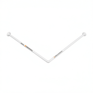 Barre de douche Zena Line à 2 côtés, 80-80 cm, fixation d'angle pour salle de bain - Product Image 2