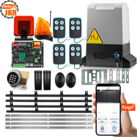 Kit de Motor para Puerta Corredera Automática con Control por Aplicación Tuya Smart Life, con Módulo WiFi, de 600 kg a 2000 kg, Puerta Eléctrica de Empuje y Tracción