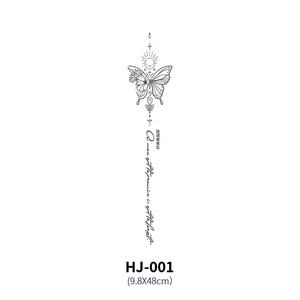Chest Water Transfer Temporary <b>Tattoo</b> Sticker Waterproof <b>Paper</b> Face Body Art Lasting 2 Weeks for Women - Product Image 3