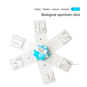 Juego de Portaobjetos de Microscopio con Muestras Biológicas <span class=keywords><strong>para</strong></span> Estudiantes de Secundaria, Niños y Niñas, Células de Animales y Plantas - Product Image 4