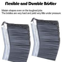 Brosse de nettoyage Brosse de nettoyage de coulis avec poignée dure Scrub Deep Tile Joints Stiff Angled Bristles for Shows