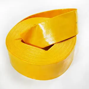 2/3/4 Inch PVC Yellow Color Sunny Hose Flexible Layflat Irrigation Discharge Water Hose