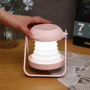 Lámpara de Mesa Multifuncional Telescópica con Luz Nocturna, Espejo Cosmético, Luz LED Portátil para Lectura, Cuidado de los Ojos, Recargable por USB - Product Image 2