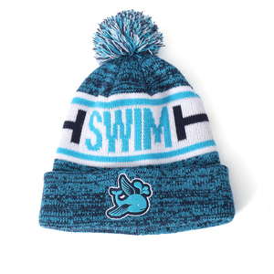 Manufacturer Custom Team Club Hockey <strong>Bobble</strong> <strong>Hat</strong> Adult Kids Thermal Warm Jacquard Knitted Winter Beanies With Pom Pom - Product Image 1