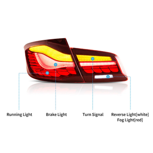 Luces traseras LED de fábrica VLAND para <span class=keywords><strong>BMW</strong></span> 5 Series 2011-2017 nueva lámpara trasera OE 63212181347 - Product Image 5