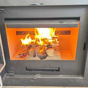Estufa de Leña para Interiores Ecológica de 11KW con 78.1% de Eficiencia, con Ventana de Visualización Amplia, Chimenea de Leña - Product Image 4