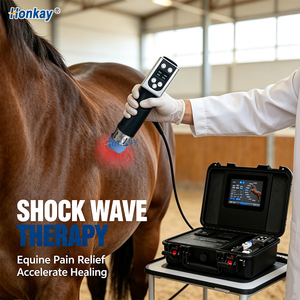 Appareil de thérapie par ondes de choc non invasif pour animaux, prix de gros, pour la réduction du stress et le massage par ondes de choc pour animaux. - Product Image 1