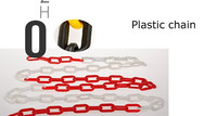 Chaîne de barrière de sécurité en plastique pour parking 6mm 8mm 10mm