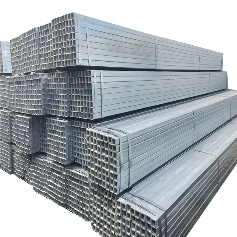 Top sales 1'' 1/2x1 1/2 inch hollow section gi galvanized steel square tube pipe for scaffolding
