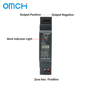 OMCH HDR-15-5 DIN-Rail Switching Power Supply Industrial Single Output 5V 15W 2.4A AC/DC Ultra-Thin Stepped <strong>SMPS</strong> 60Hz - Product Image 4